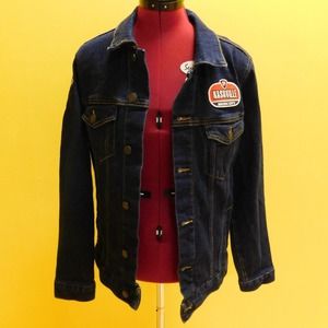Custom Unique Nashville Music City Jean Jacket Small